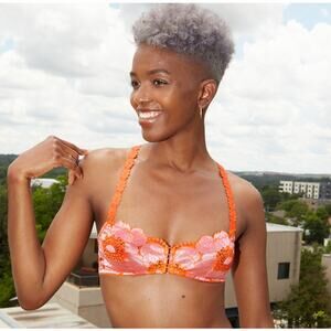 Savage X Fenty Perfect Poppy Lace Bralette Seashell Purple Women's Size Large